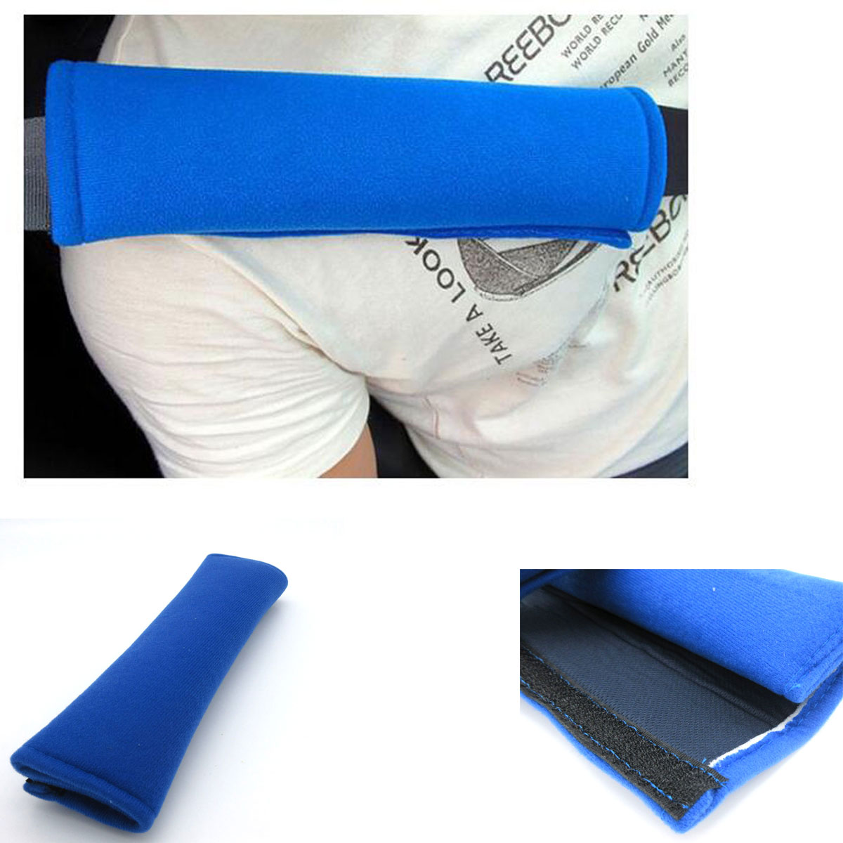 1 Pair Vehicle Soft Plush Auto Strap Car Seatbelt Shoulder Pad Comfortable Driving Seat Belt