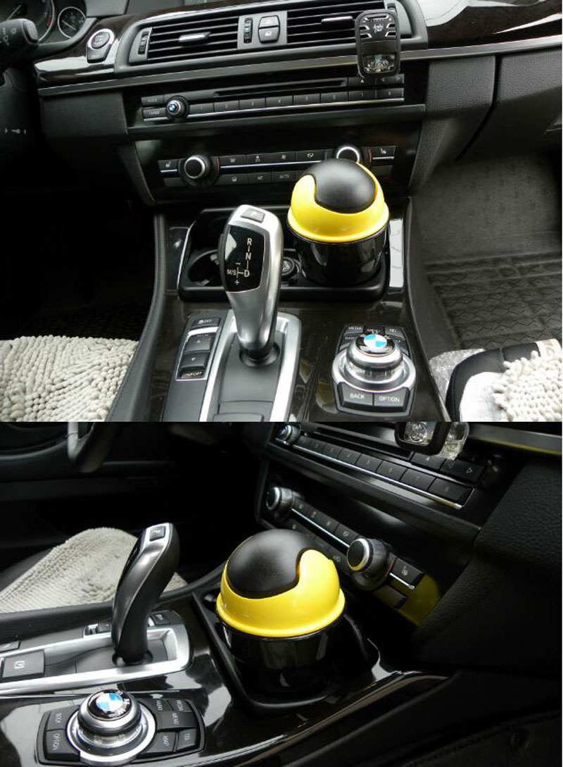 Universal Car Garbage Can Car Trash Can Garbage Dust Case Holder Bin