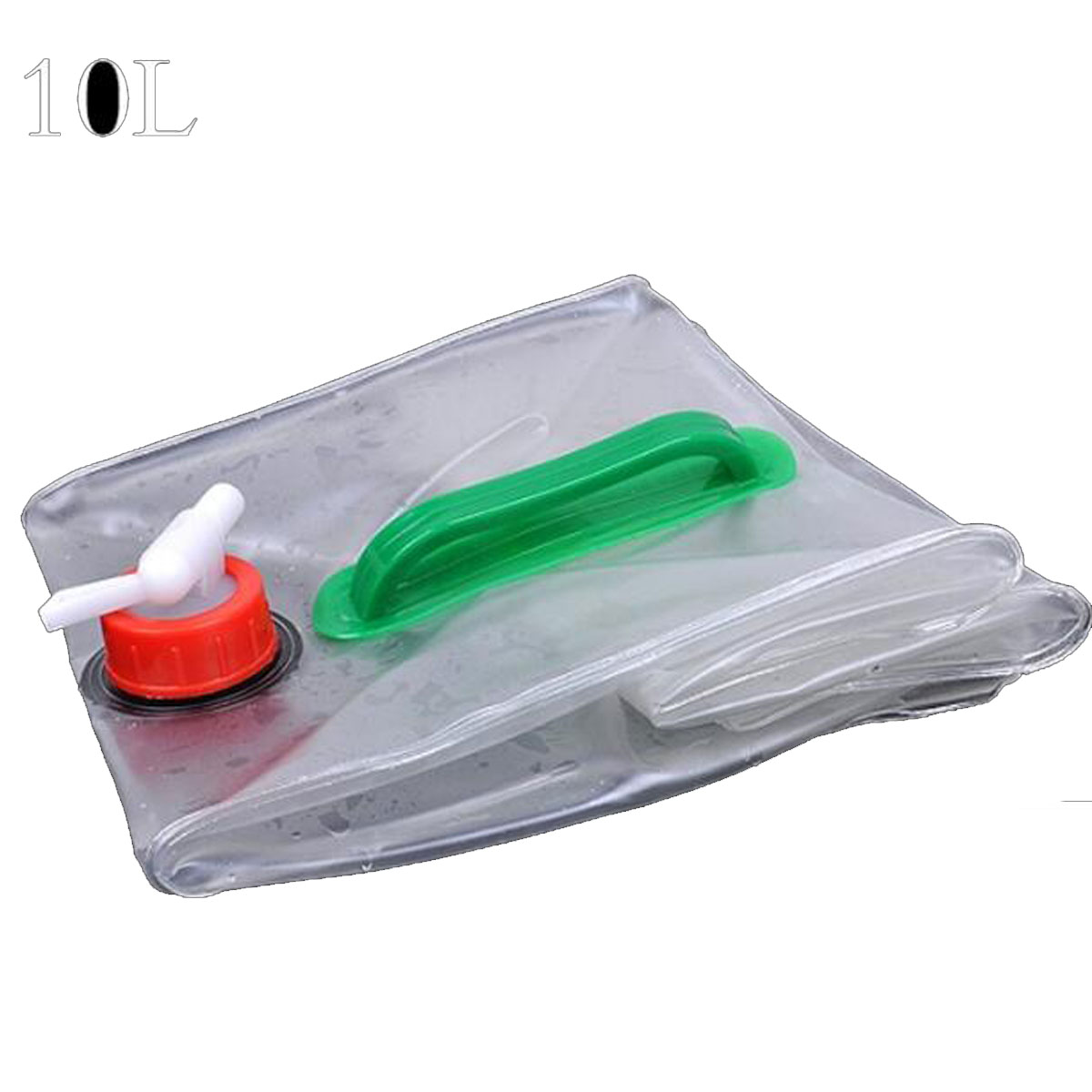 New 10L Car Transparent Water Bottle Portable Folding Collapsible Water Storage Bag Tool