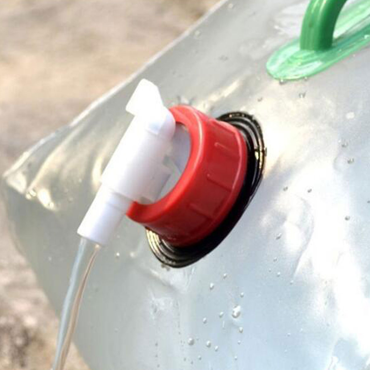 New 10L Car Transparent Water Bottle Portable Folding Collapsible Water Storage Bag Tool