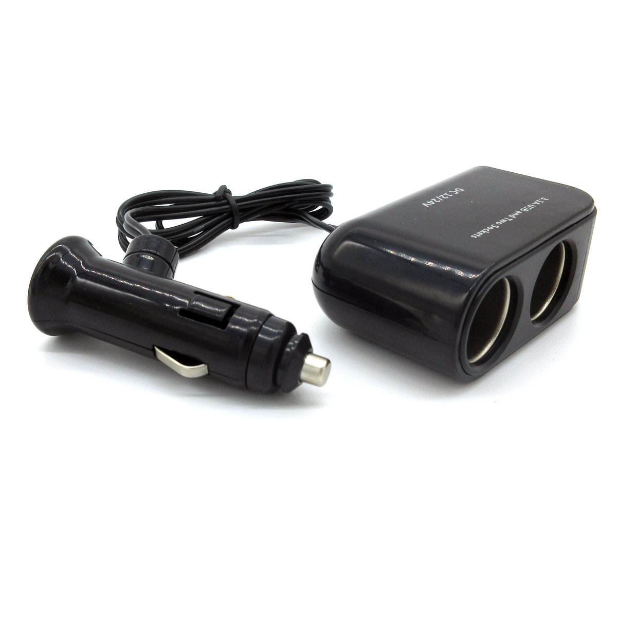New Car Splitter Plug Converter For Phone MP3 Dual 5V 3.1A Socket Adapter