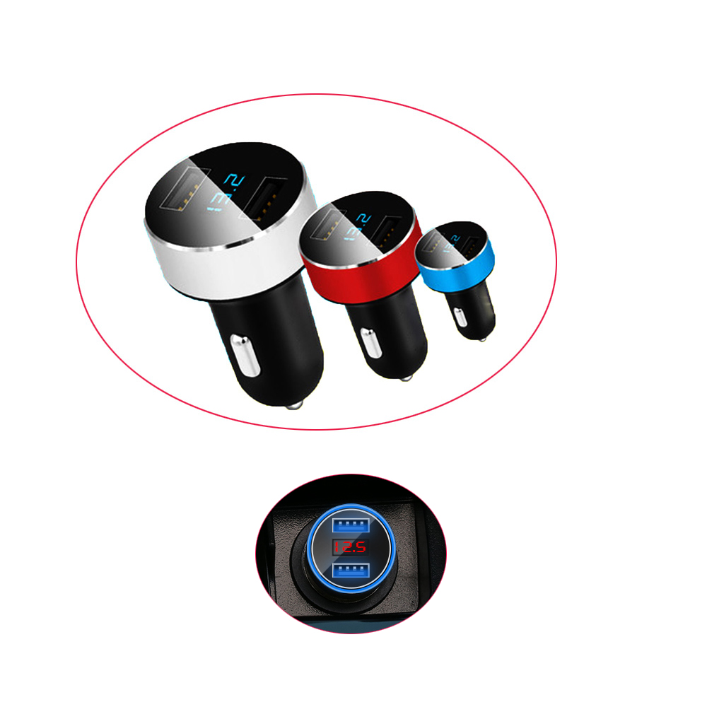 Intelligent Car-Charger Dual USB 5V Dynamic 3.1A High Quality Car Charger Car Voltage Diagnostic