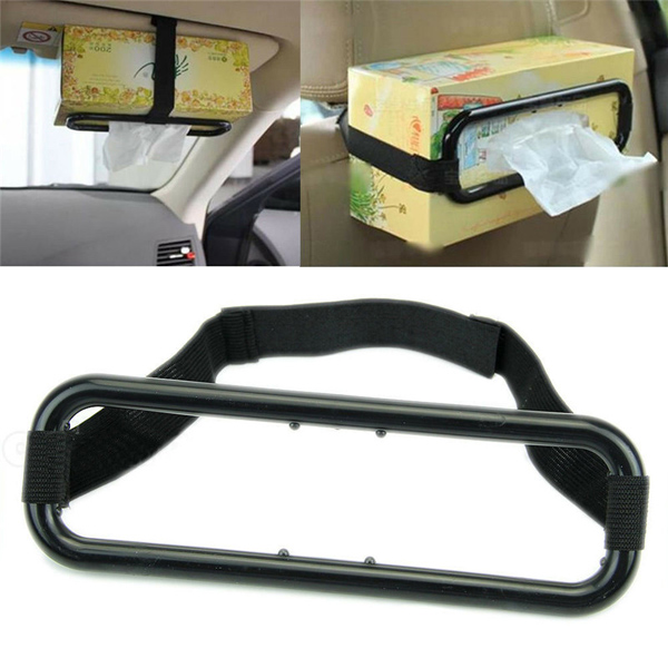 Car Sun Visor Tissue Box Holder Paper Napkin Seats Back Bracket Car Tissue Holder