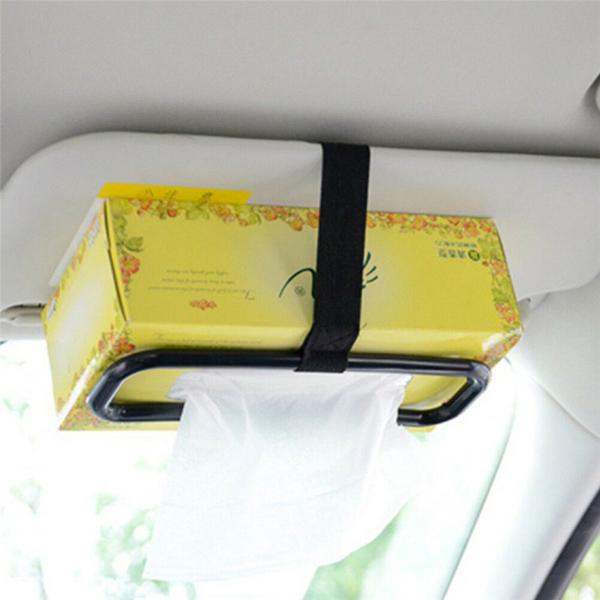 Car Sun Visor Tissue Box Holder Paper Napkin Seats Back Bracket Car Tissue Holder