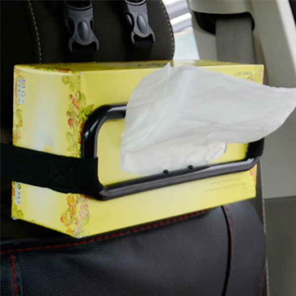 Car Sun Visor Tissue Box Holder Paper Napkin Seats Back Bracket Car Tissue Holder