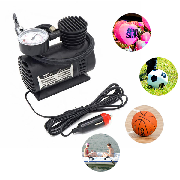 New Portable 300 PSI Digital Tire Pump Auto Air Compressor Car Tire Inflator