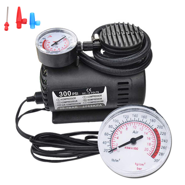 New Portable 300 PSI Digital Tire Pump Auto Air Compressor Car Tire Inflator