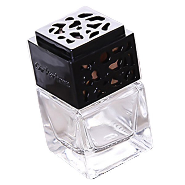 New Car Perfume Square bottle Automobile Air Conditioner Perfume Clip Empty Glass Bottle