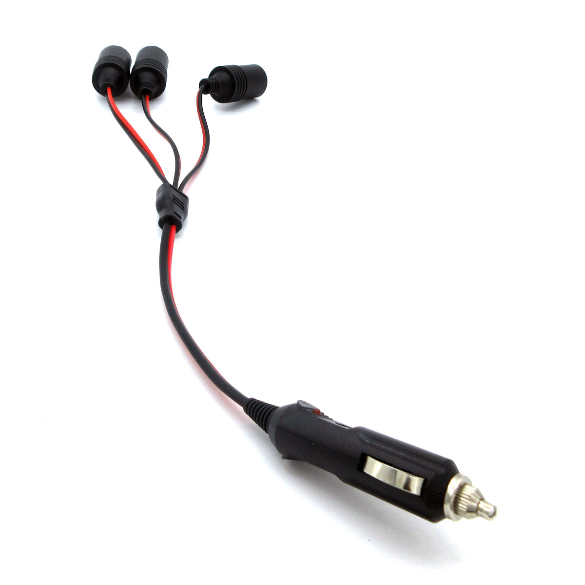 12V  Max 120W Car Cigarette Lighter Charger Cable 3-WAY Car Socket