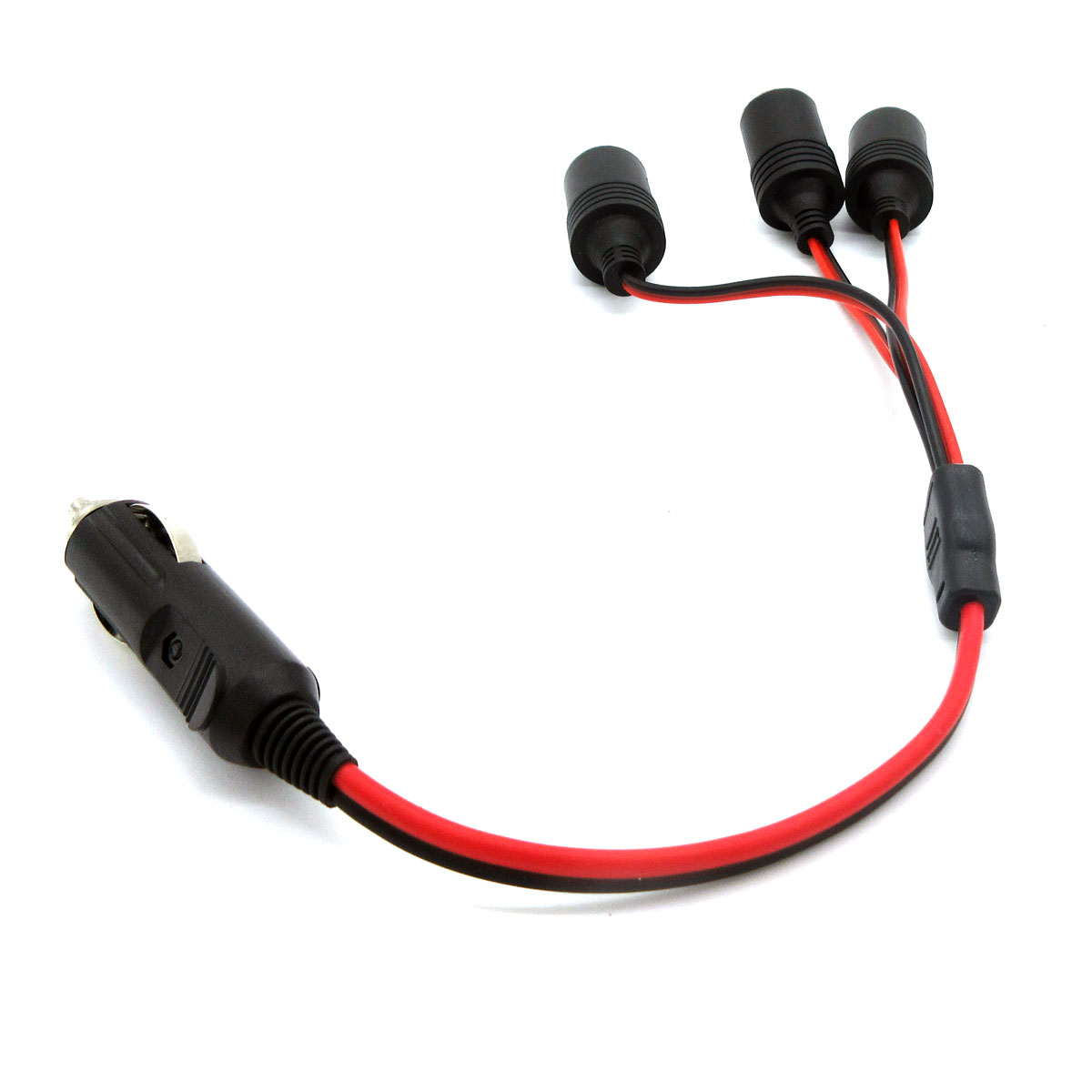 12V  Max 120W Car Cigarette Lighter Charger Cable 3-WAY Car Socket