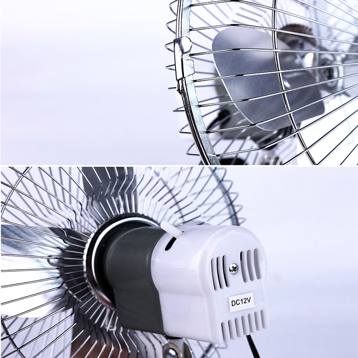 New Outdoor Camping  10 Inch Portable 12V 24V Oscillating Car Cooler Fan