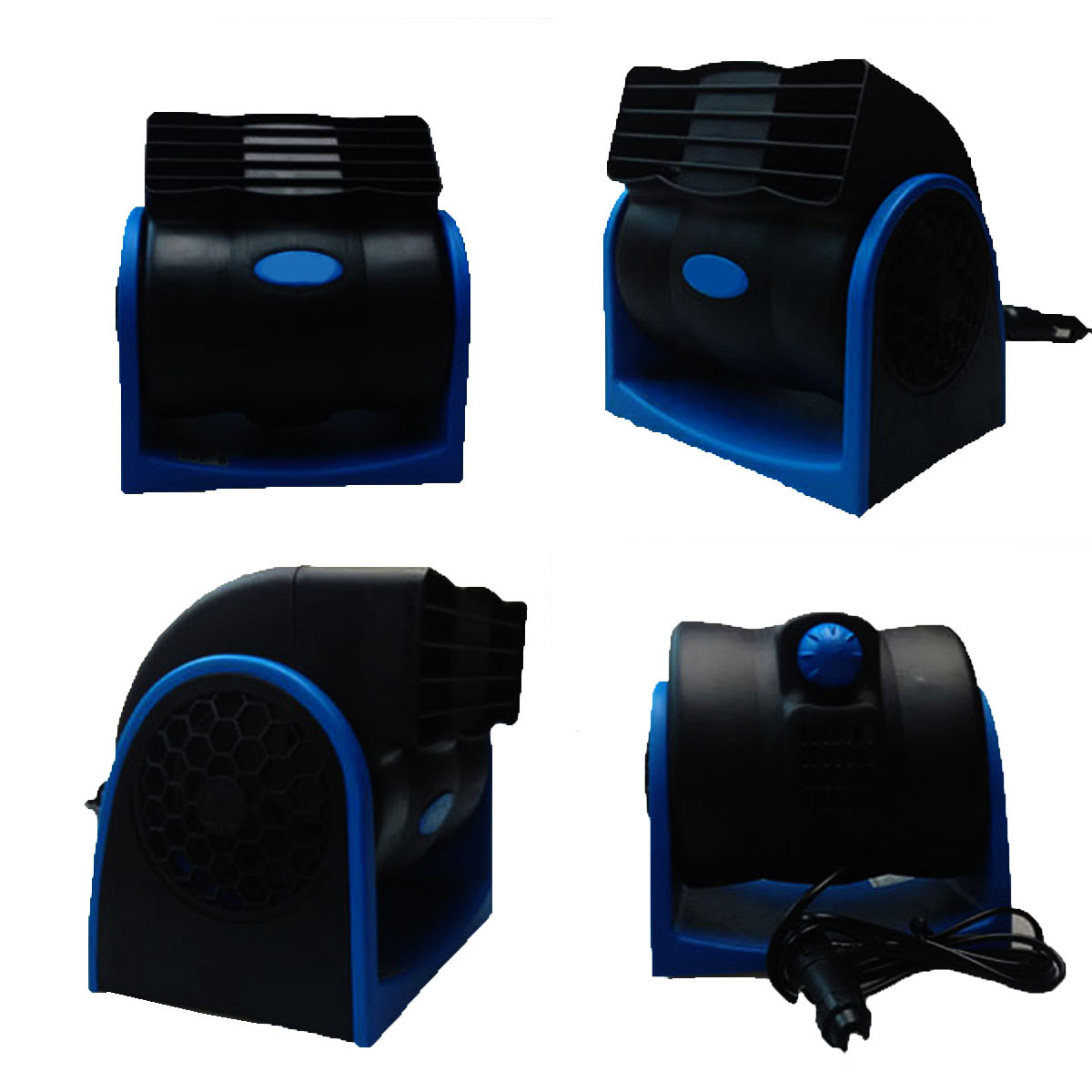New Car Cooling Air Fan 12V 24V Auto Vehicle Van SUV Speed Adjustable Silent Cooler Vent