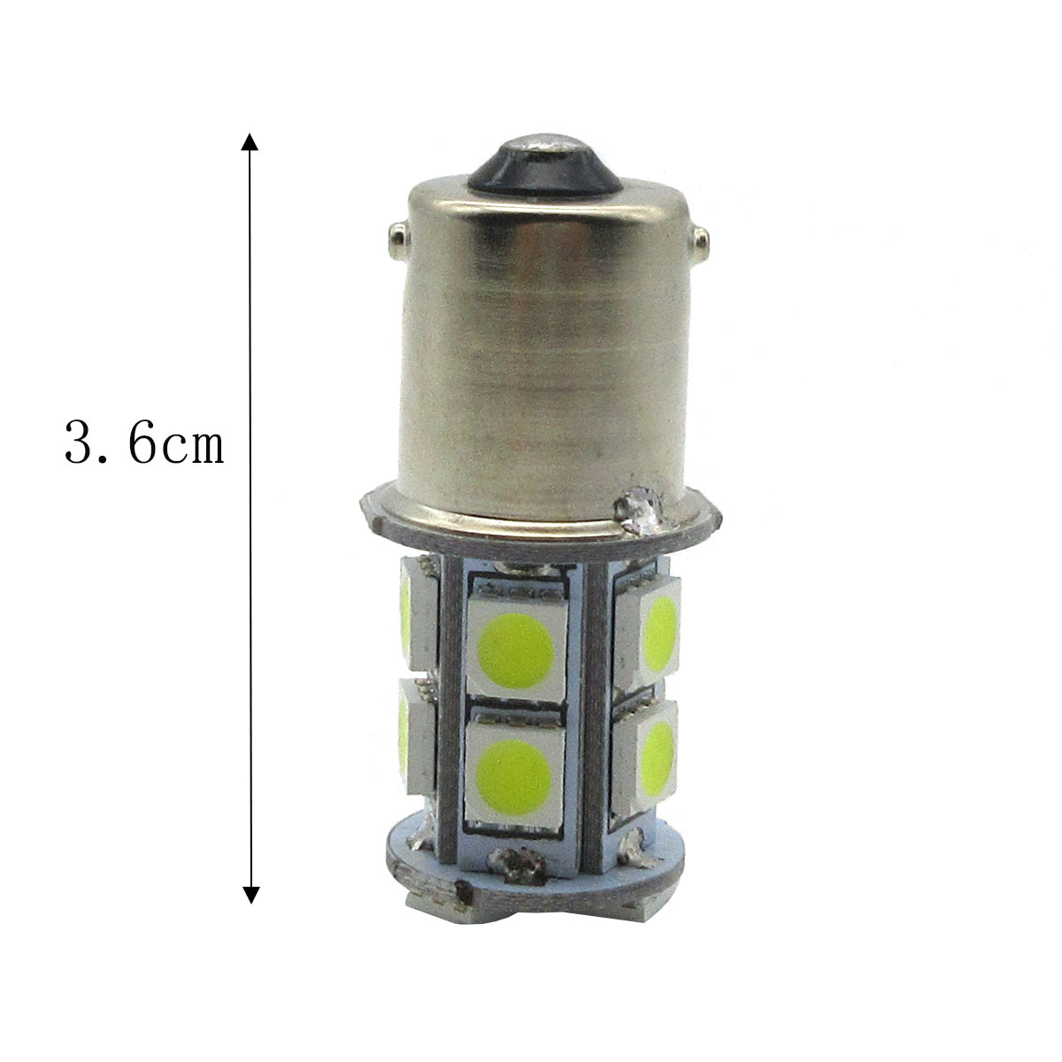 2X S25 5050 13SMD 1156 BA15S White High Power LED Light Bulbs Car Brake Light Stoplight