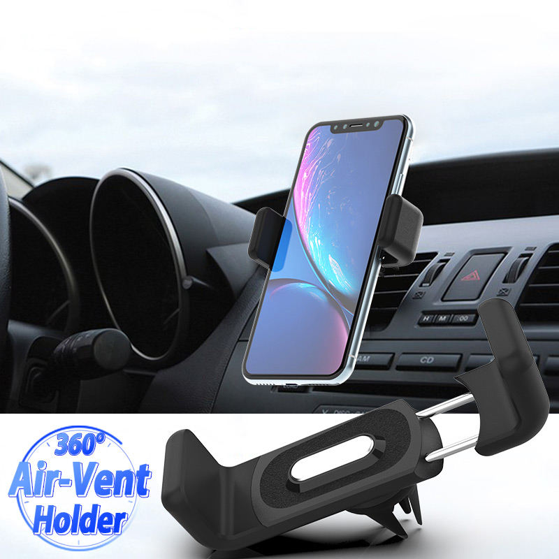 Universal Car Phone Holder Air Vent Mount Holder 360 Rotation Car Holder