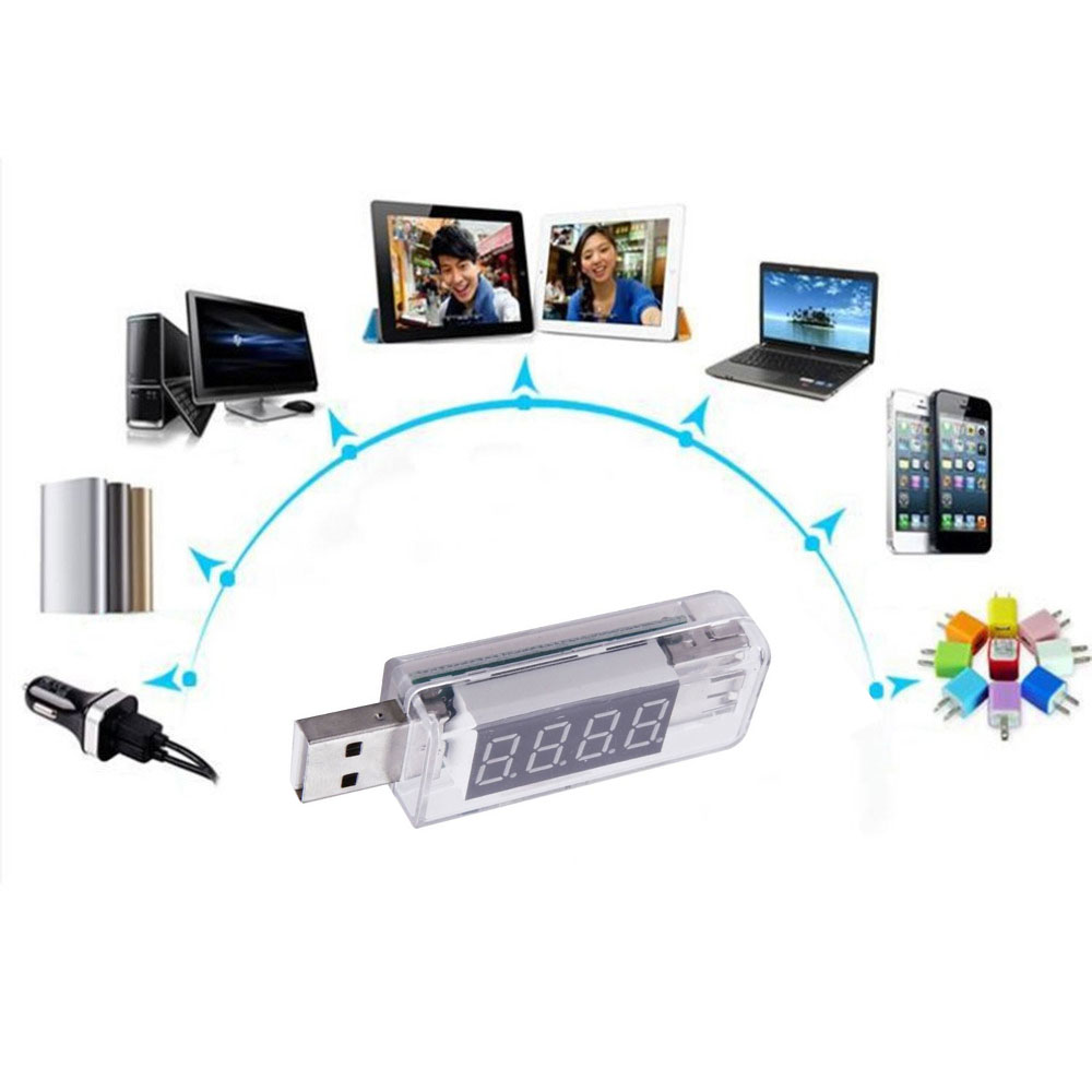 New USB Voltage Current Meter Tester Charger Doctor For Power Bank Phone Mobile Cell Auto Car
