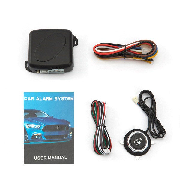 Car Remote Engine Starters Button Door Lock Keyless Entry System Central Locking Alarm System Kit