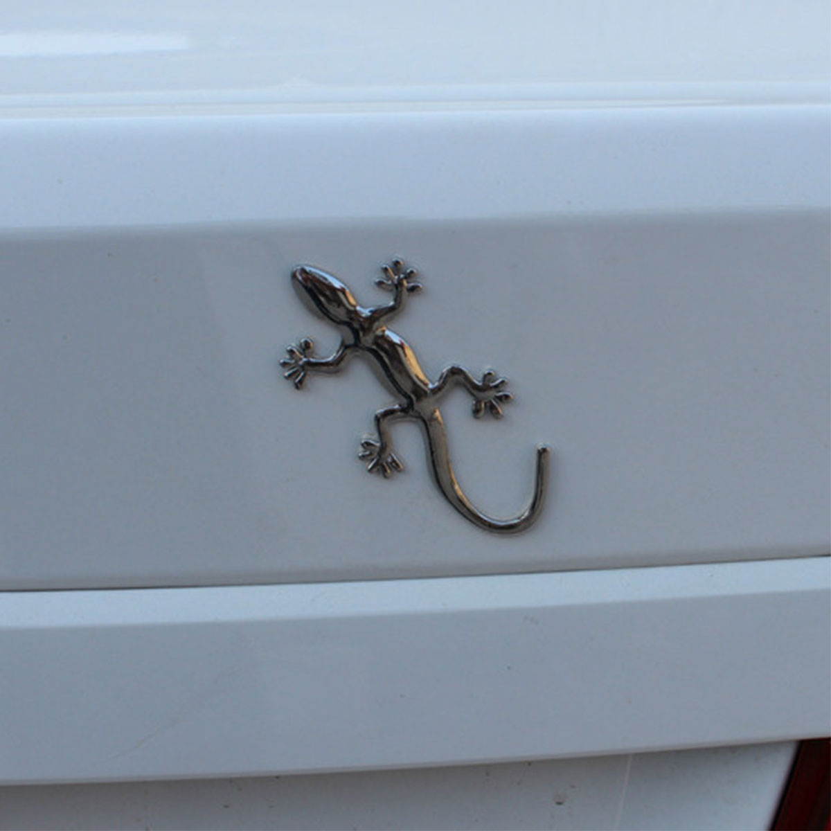Universal 1Pc 3D Gecko Car Side Fender Rear Trunk Emblem Badge Sticker Decals