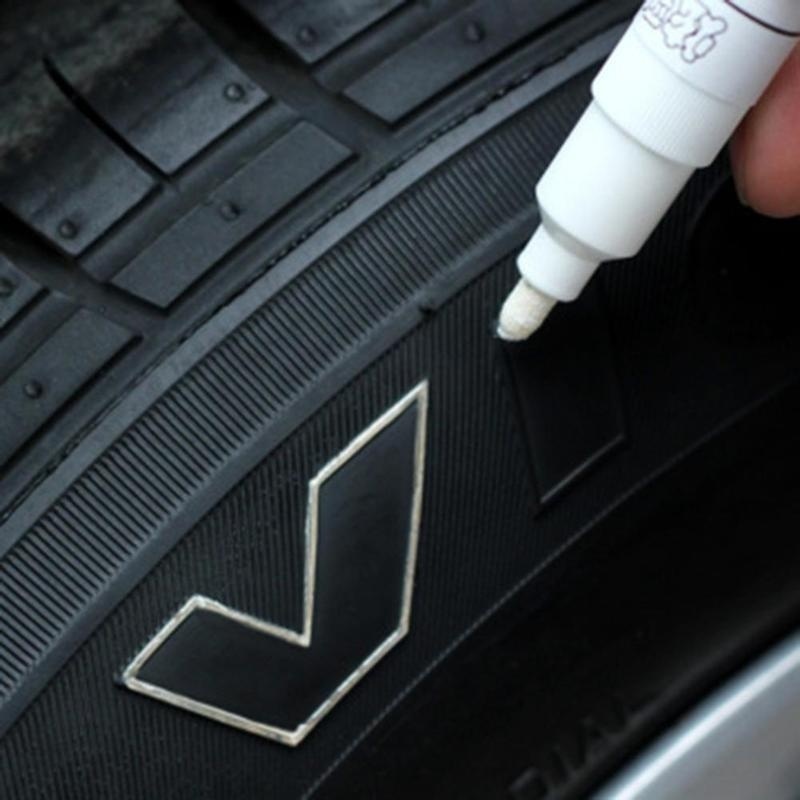 1PC White Car Fill Scratch Repair Paint Pen Car DIY Clear Remover