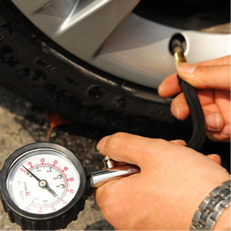 Universal Long Tube Tire pressure gauge Tyre Air Pressure Tester For Car Motorcycle
