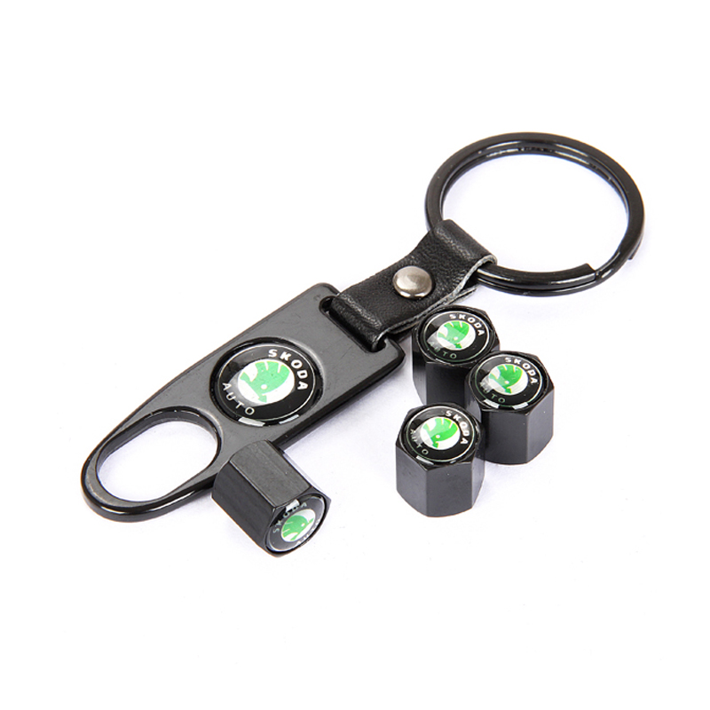 Universal Car Wheel Tire Valve Dust Stem Air Cap for Skoda
