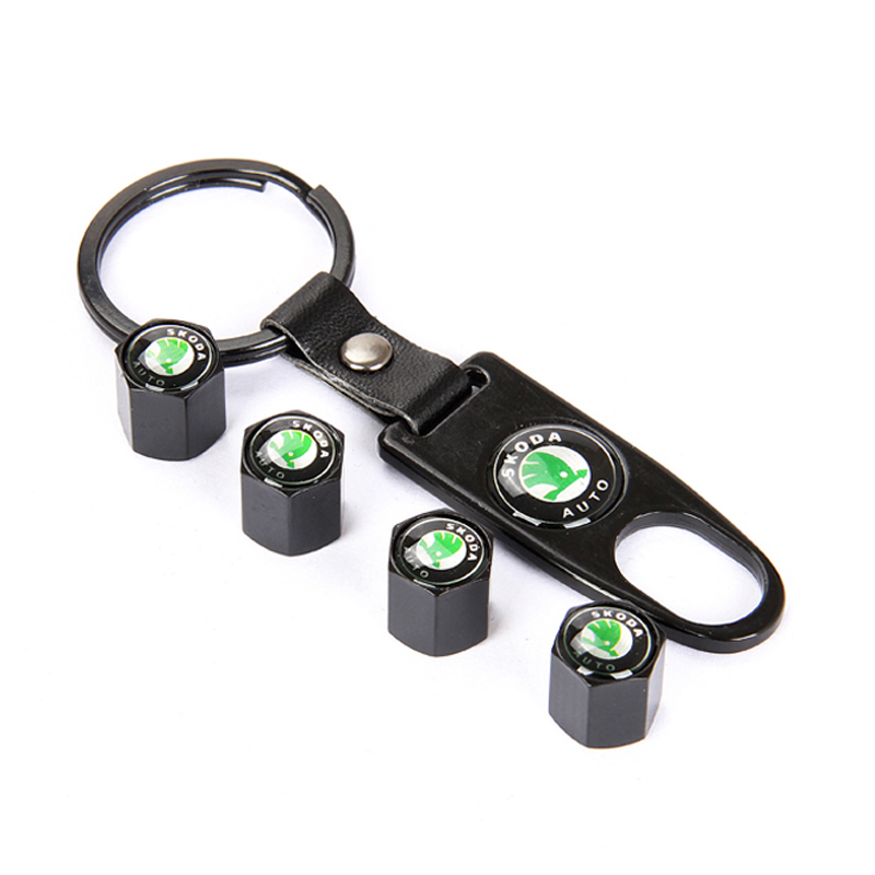 Universal Car Wheel Tire Valve Dust Stem Air Cap for Skoda