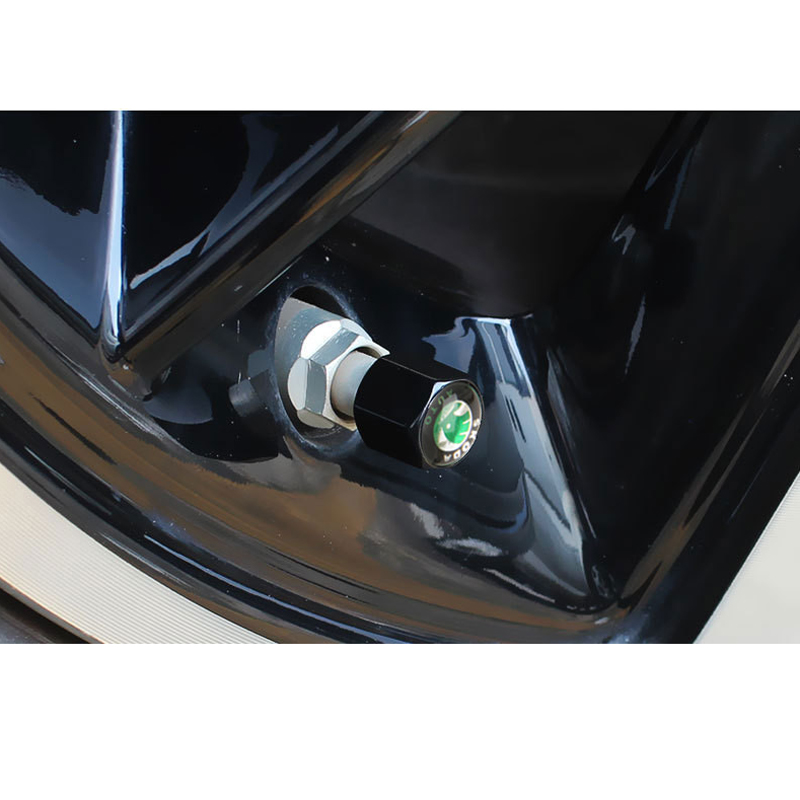Universal Car Wheel Tire Valve Dust Stem Air Cap for Skoda