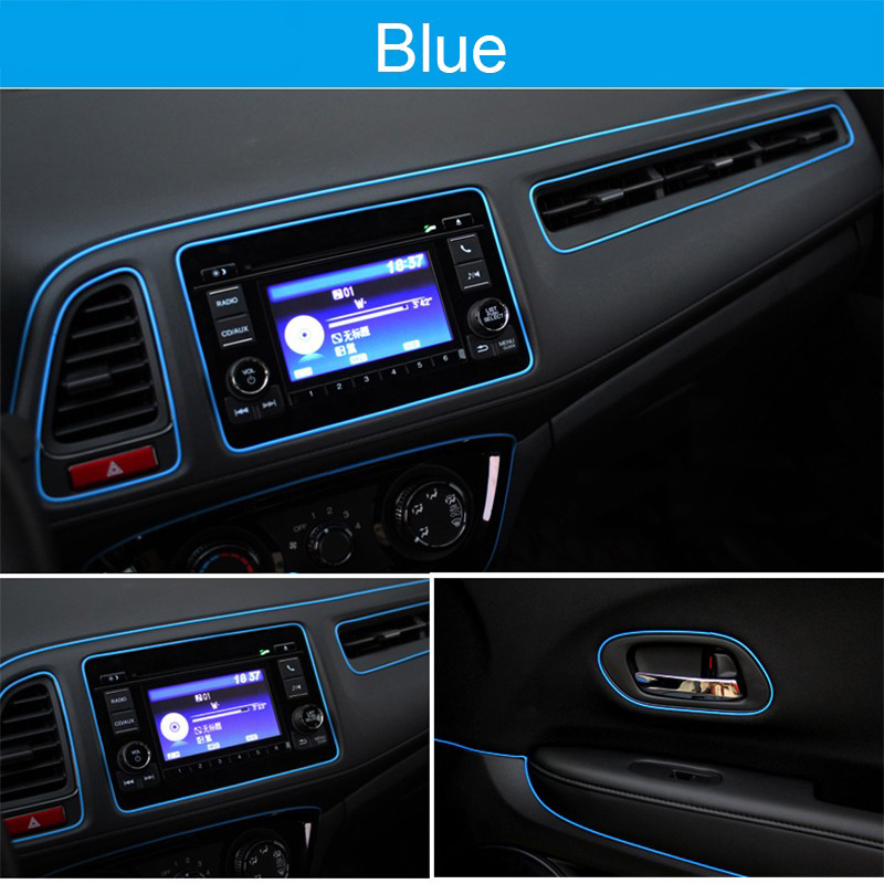 Universal Car Moulding Decoration Flexible Strips 5M Interior Auto Mouldings