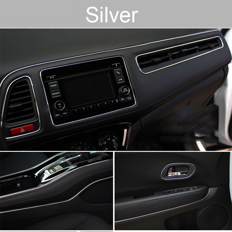 Universal Car Moulding Decoration Flexible Strips 5M Interior Auto Mouldings