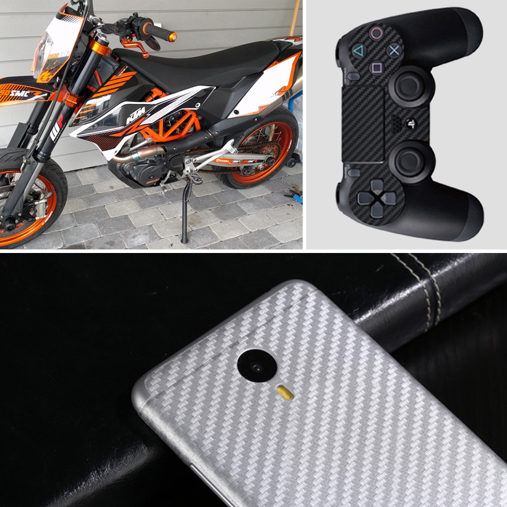 New 60cmx127cm 3D Vinyl Car Wrap Sheet Roll Film Car Stickers Motorcycle Decal
