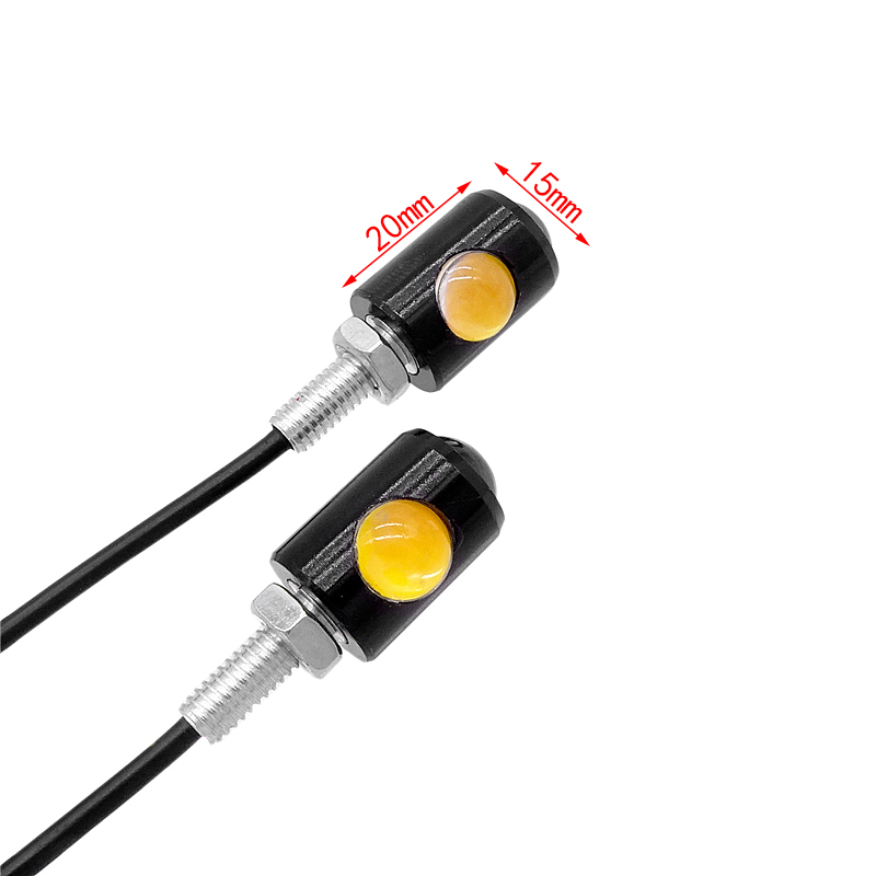 2 Pcs LED Motorcycle Signal Lamp Super Bright LED Car Tail Rear Light Brake Fog Lamp Bulb