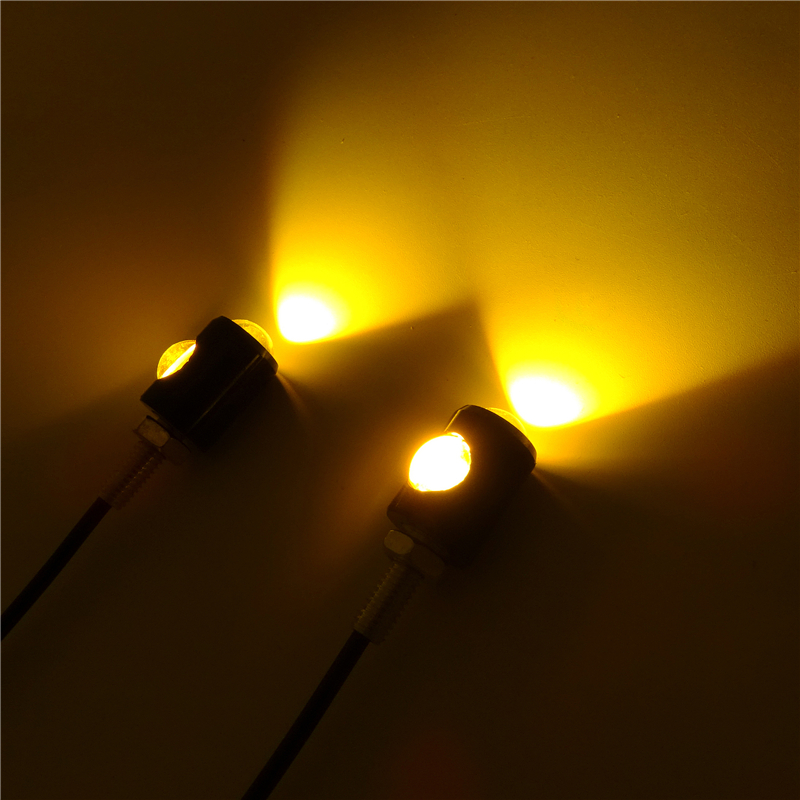 2 Pcs LED Motorcycle Signal Lamp Super Bright LED Car Tail Rear Light Brake Fog Lamp Bulb