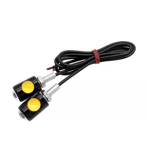 2 Pcs LED Motorcycle Signal Lamp Super Bright LED Car Tail Rear Light Brake Fog Lamp Bulb