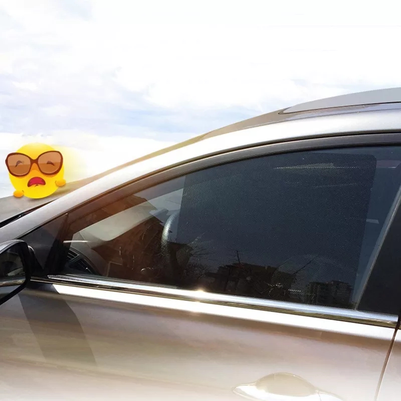 2pcs/Lot Universal UV Sticker Car Sunshades Sticker Side Window Sunshades Sunscreen Film Sticker