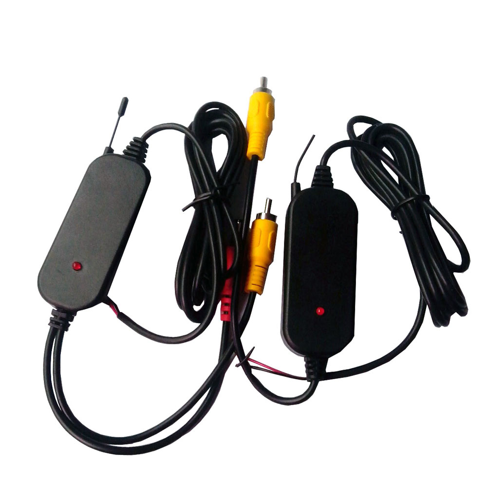 2.4G Wireless Video Transmitter Receiver Kit for Car Rear View Camera /DVD Monitor Screen