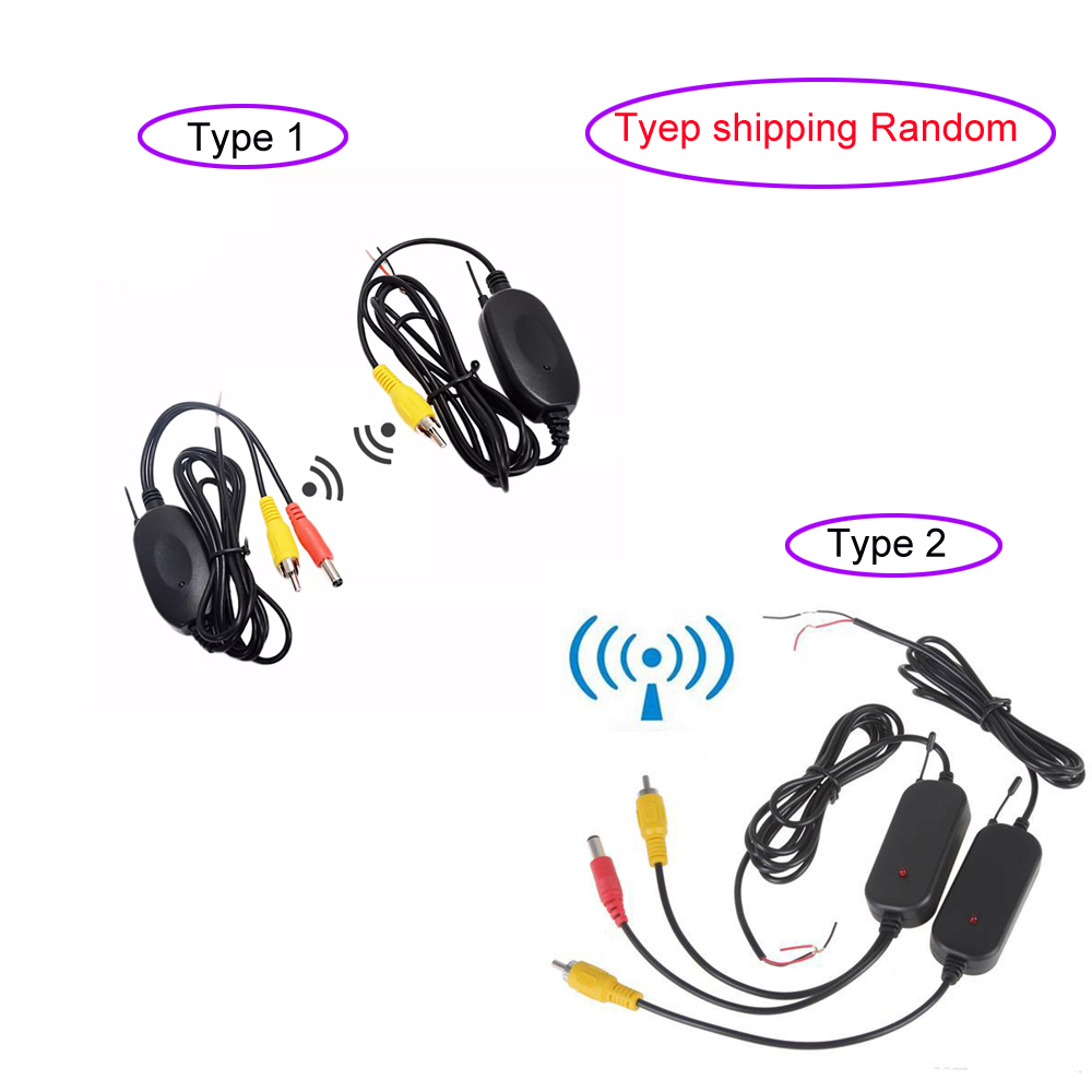 2.4G Wireless Video Transmitter Receiver Kit for Car Rear View Camera /DVD Monitor Screen