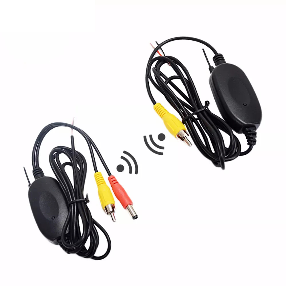 2.4G Wireless Video Transmitter Receiver Kit for Car Rear View Camera /DVD Monitor Screen