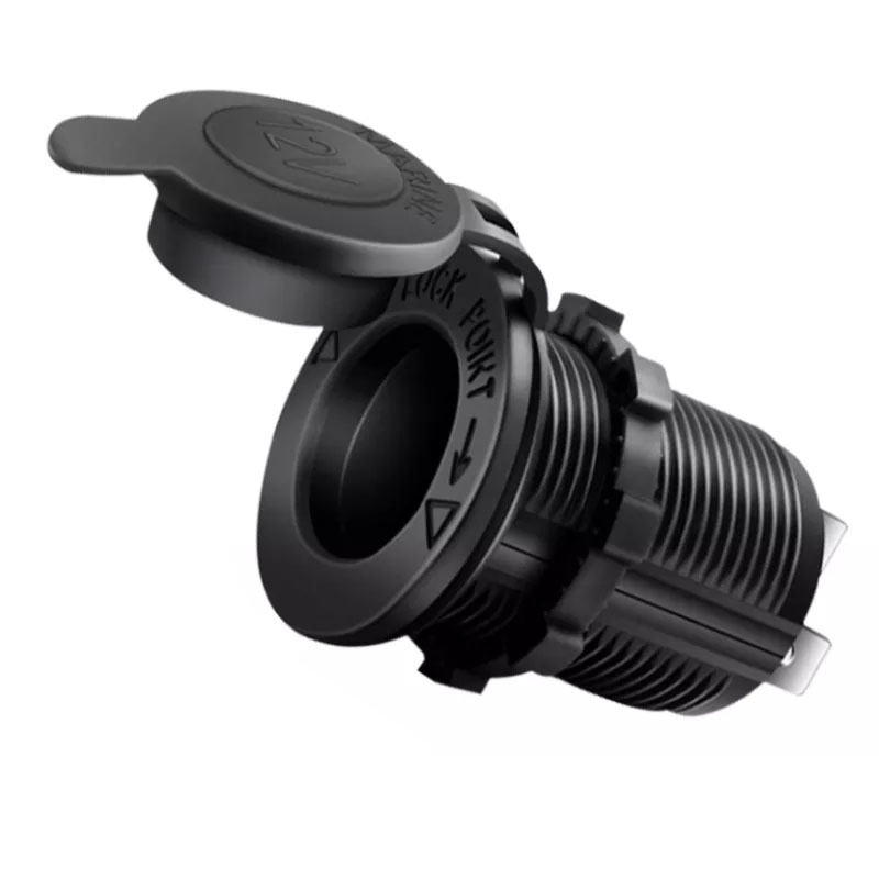 Car Cigarette Lighter Socket 12V-24V Waterproof Plug Power Outlet Adapter