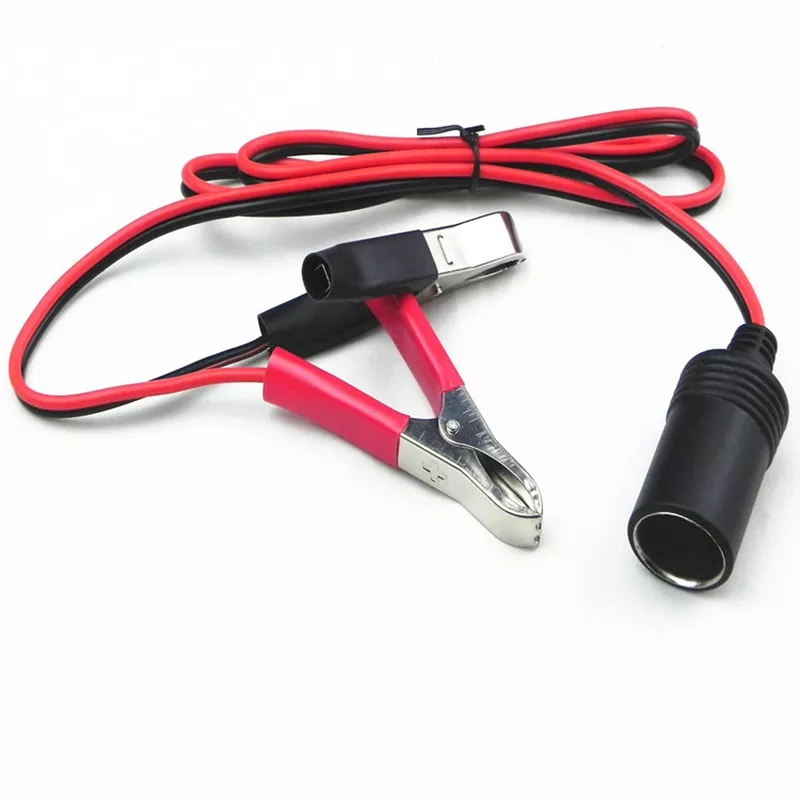 New Car Battery Terminal Clip-on Cigarette Lighter Power Socket Adaptor