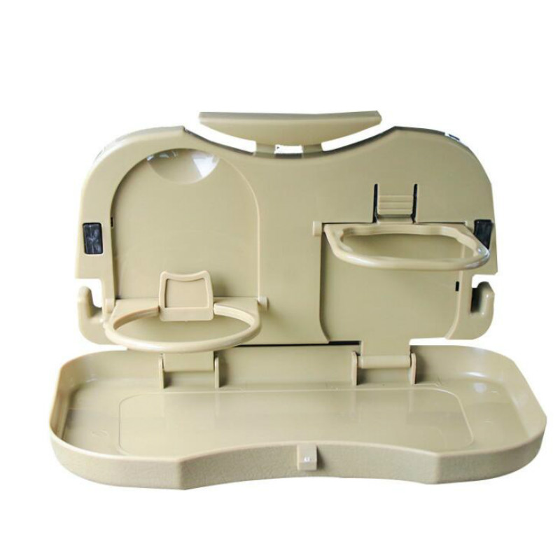 New Folding Car Drink Holder Auto Back Seat Table Drink Food Cup Tray Holder Stand Desk