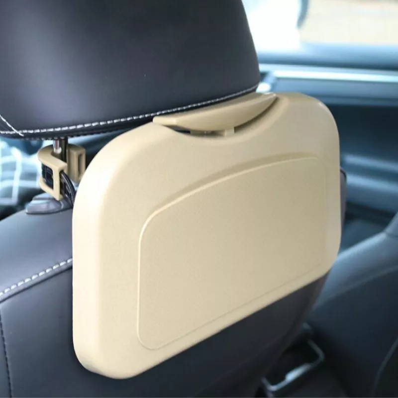 New Folding Car Drink Holder Auto Back Seat Table Drink Food Cup Tray Holder Stand Desk