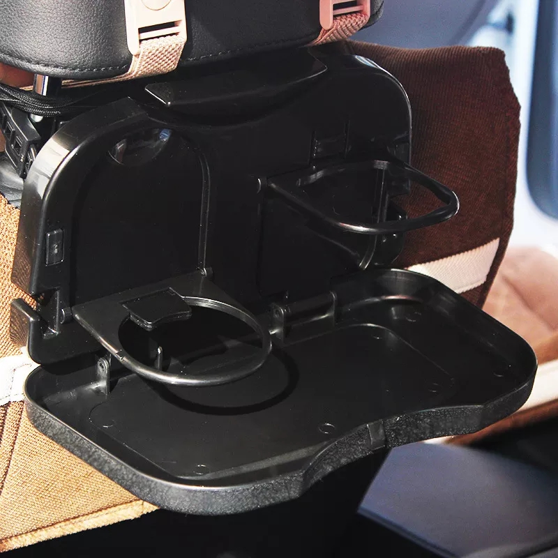 New Folding Car Drink Holder Auto Back Seat Table Drink Food Cup Tray Holder Stand Desk