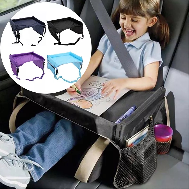 New Waterproof Baby Car Seat Organizer Tray Stroller Kids Toy Food Holder Desk