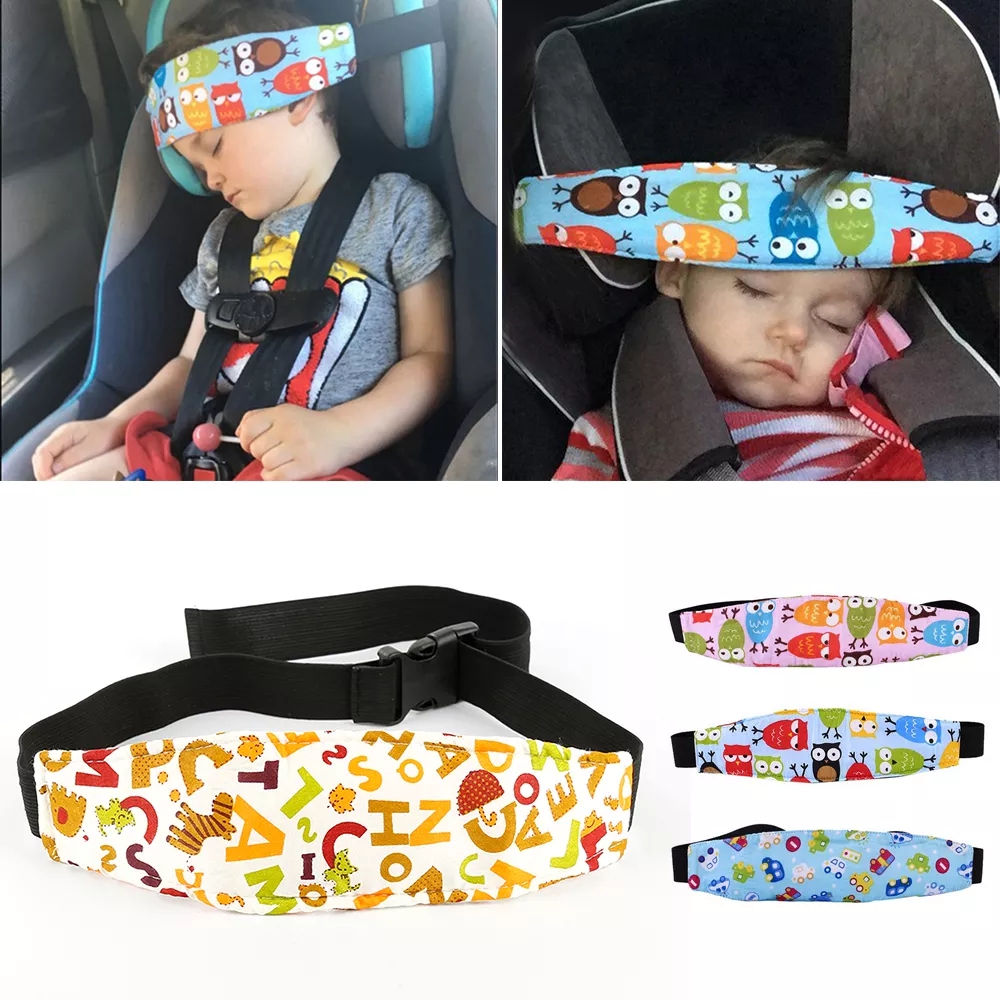 For Baby Sleeping Pram Safety Seat Fixed Belts Child Car Safety Seat Head Fixing  Belt