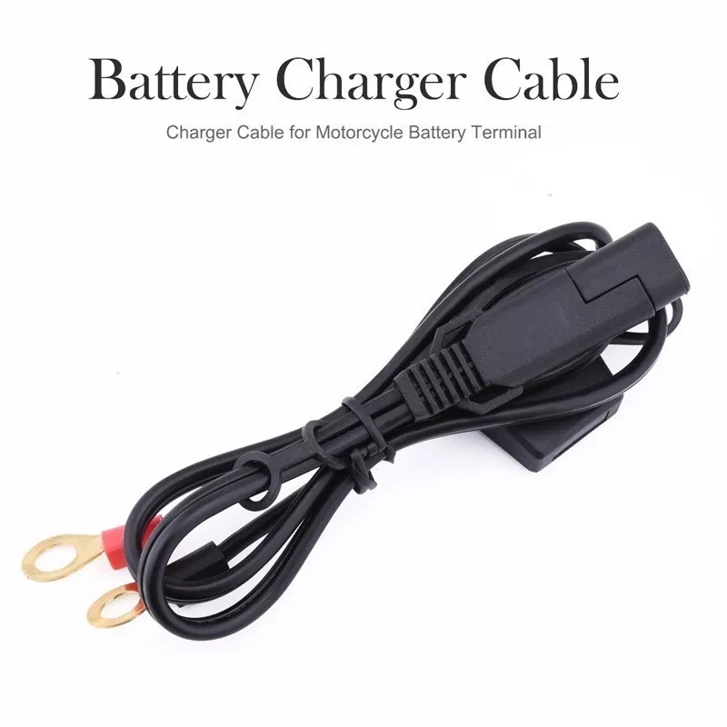 12V Motorcycle Battery Charger Terminal To SAE Quick Disconnect Cable  Output Connector