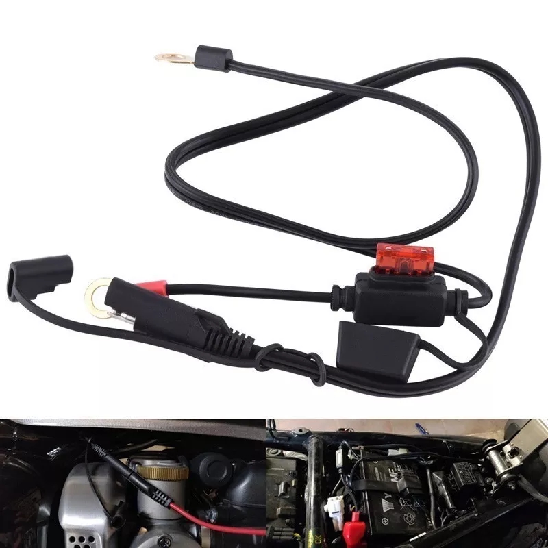 12V Motorcycle Battery Charger Terminal To SAE Quick Disconnect Cable  Output Connector