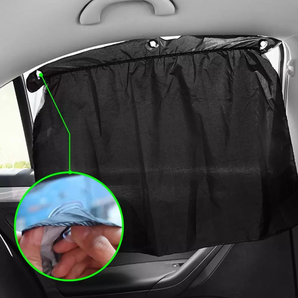 New 2/4pcs Car Sunshade Auto Side Window Curtain Summer SUN UV Polyester Privacy Protector Sheet