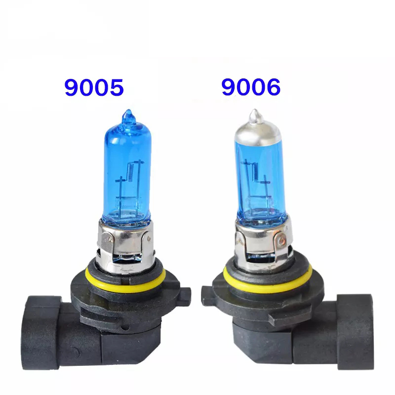 1 Pair Super White Halogen Bulb H1 H3 H4 H7 H8 H9 H11 9005 HB3 9006 HB4 12V 55W Car Headlight Lamp