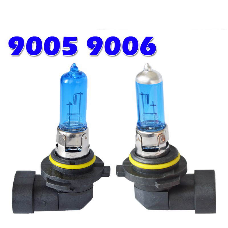 1 Pair Super White Halogen Bulb H1 H3 H4 H7 H8 H9 H11 9005 HB3 9006 HB4 12V 55W Car Headlight Lamp