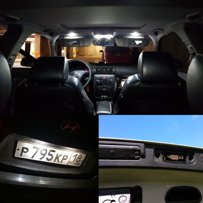 1 Pair C5W Car LED Bulb CANBUS Interior Light Festoon LED Auto Reading License Trunk Luggage Lamp