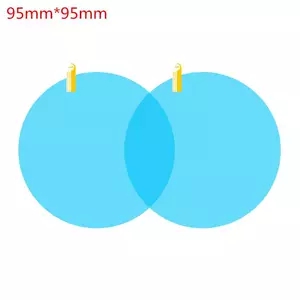 1 Pair Auto Car Anti Water Mist Film Anti Fog Coating Rainproof Rearview Mirror Protective Film